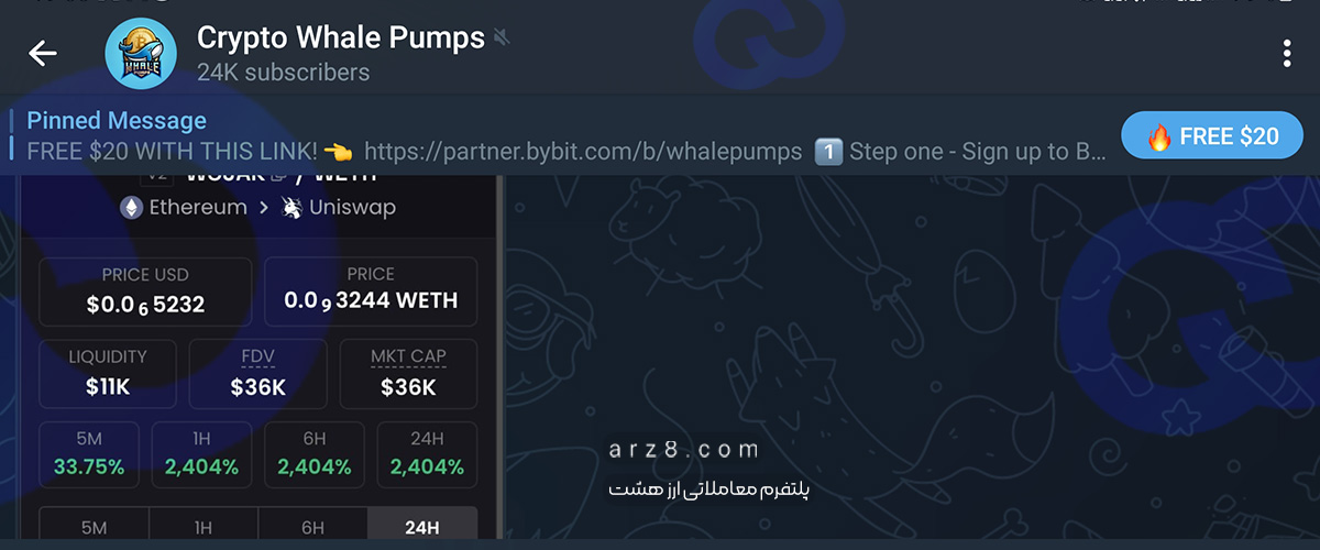 Crypto Whale Pumps یکی از بهترین سیگنالهای ارزدیجیتال